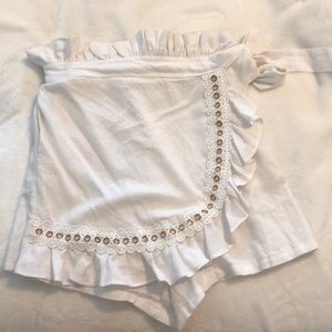 MISA white skort